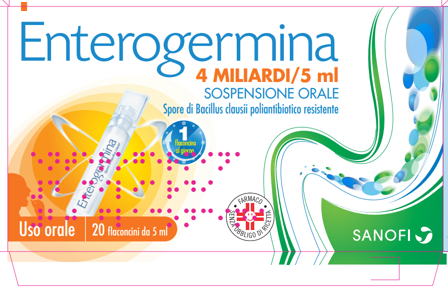 ENTEROGERMINA*OS 20FL 4MLD 5ML - farmacia015