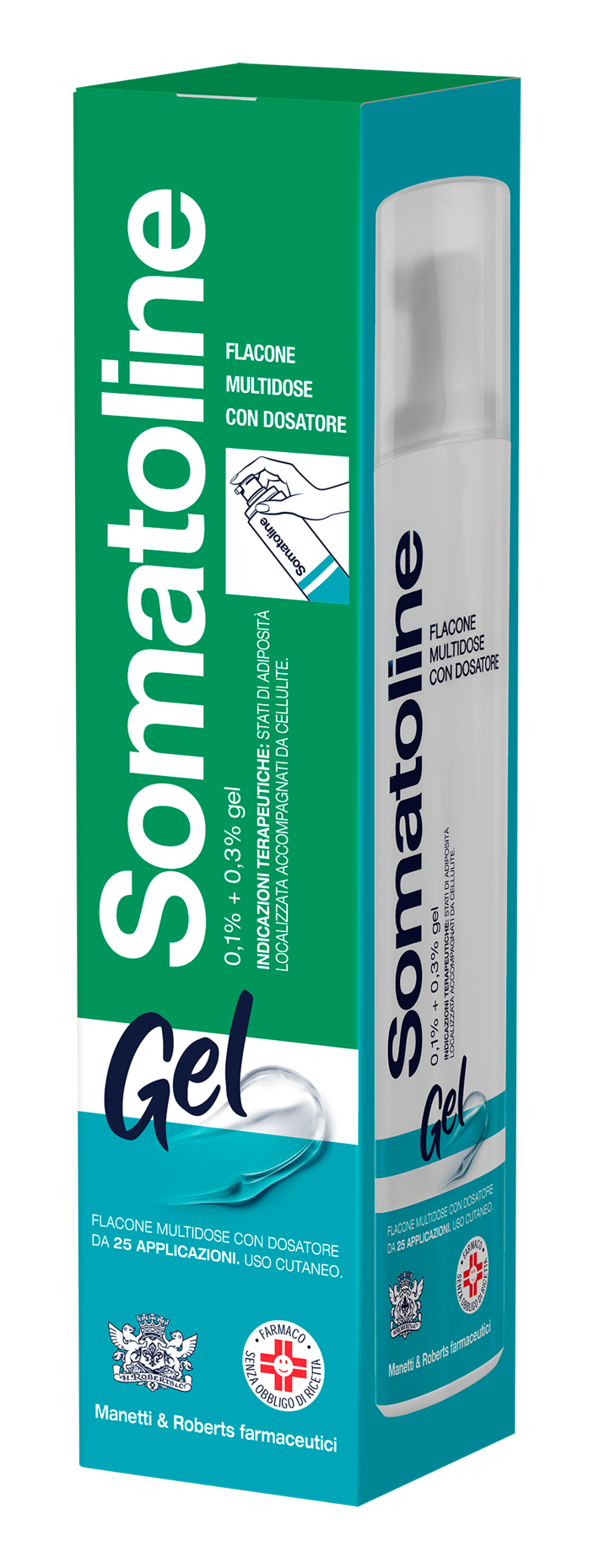 SOMATOLINE*GEL 250ML 0,15+0,3% - farmacia015