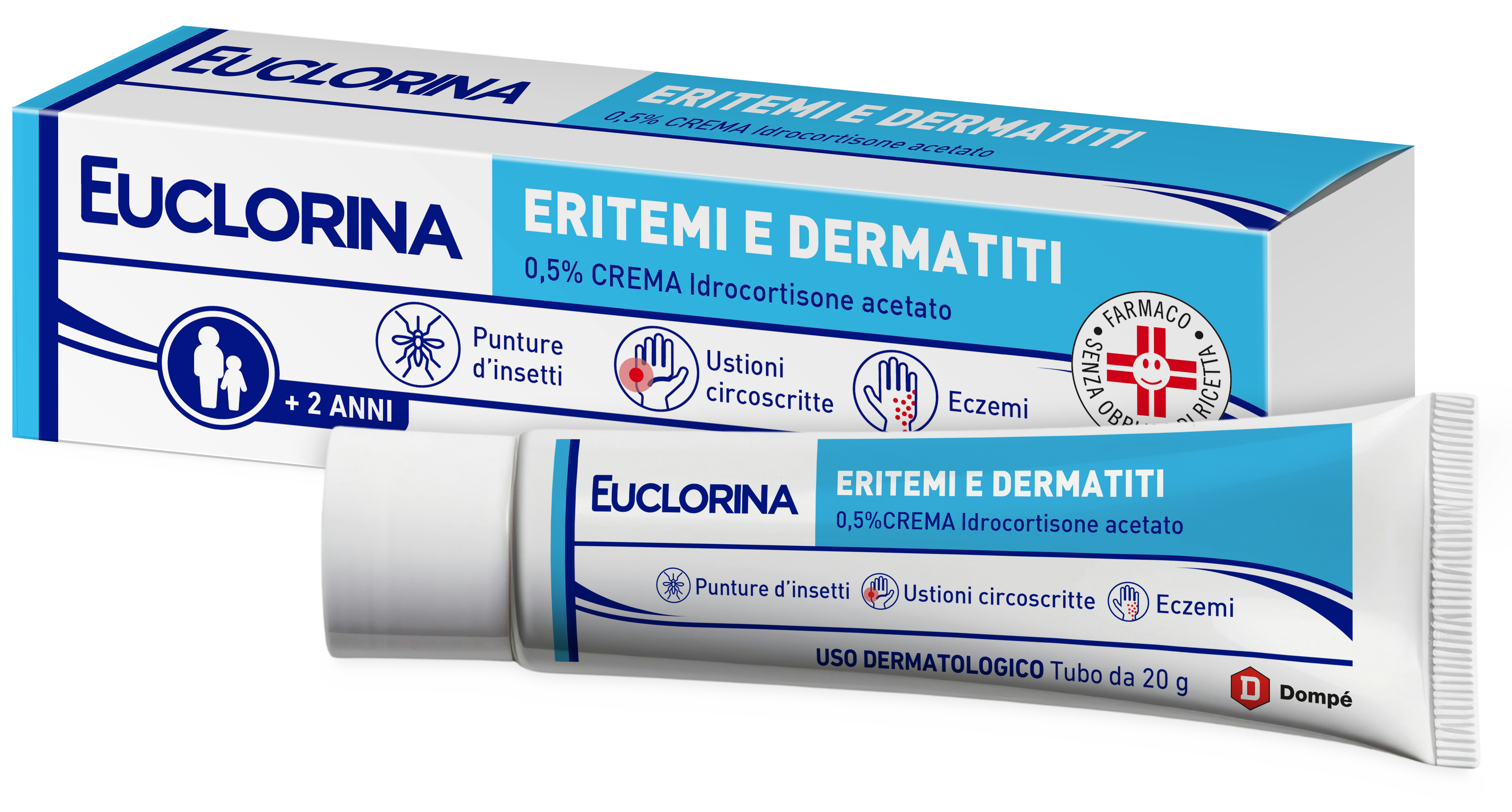 EUCLORINA ERITEMI*CR 20G 0,5% - farmacia015