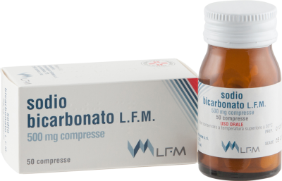 SODIO BICARB*50CPR 500MG FL - farmacia015