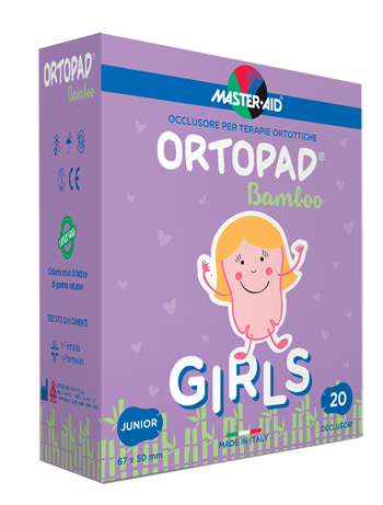 CEROTTO OCULARE PER ORTOTTICA ORTOPAD GIRLS M 5,4X7,6 20 PEZZI - farmacia015