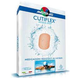 MEDICAZIONE AUTOADESIVA TRASPARENTE IMPERMEABILE MASTER-AID CUTIFLEXMED 10X8 CM 5 PEZZI - farmacia015