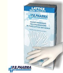 GUANTO LATTICE NON TALCATO PICCOLO 100 PEZZI - farmacia015