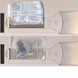 AGO BUTTERFLY STANDARD WINGED SET GAUGE 23 0,6X19 MM CON ALETTE GUIDA CANNULA DI RACCORDO VOLUME 0,44 ML CELESTE - farmacia015