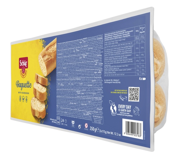 SCHAR BAGUETTE SENZA LATTOSIO 2 X 175 G - farmacia015