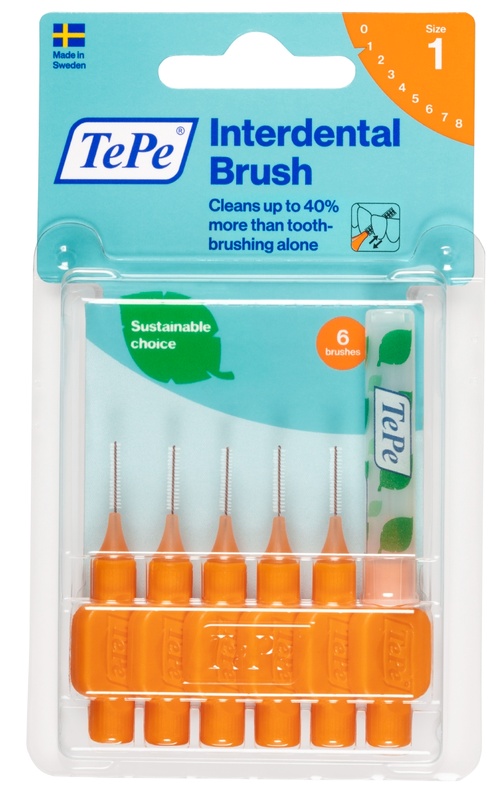 TEPE SCOVOLINO ARANCIONE 0,45 MM 6 PEZZI - farmacia015