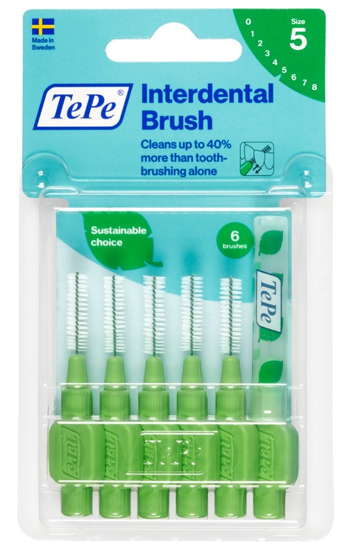 TEPE SCOVOLINO VERDE 0,8MM 6 PEZZI - farmacia015