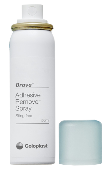 BRAVA SPRAY REMOVER PER DISTACCO DOLCE ADESIVI E DISPOSITIVI PER STOMIA 50 ML - farmacia015