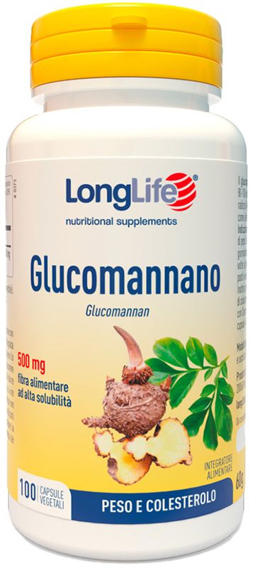 LONGLIFE GLUCOMANNANO 100 CAPSULE VEGETALI - farmacia015
