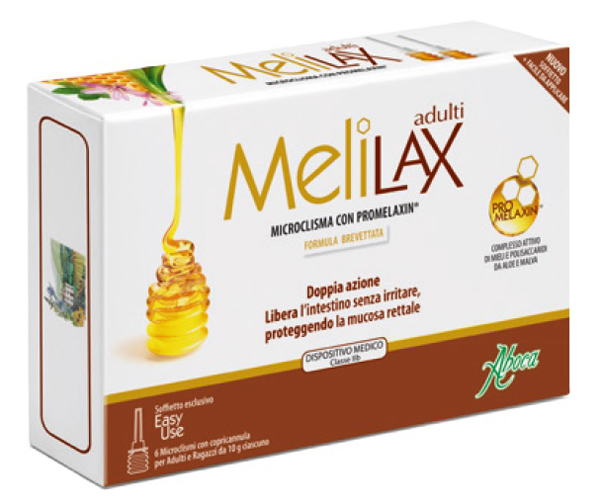 MELILAX ADULTI MICROCLISMI 6 PEZZI 10 G - farmacia015