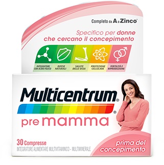 MULTICENTRUM PRE MAMMA 30 COMPRESSE - farmacia015