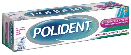 ADESIVO PROTESI DENTALI POLIDENT LUNGA TENUTA 70 G - farmacia015