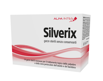 GARZA PERIOCULARE SILVERIX 14 PEZZI - farmacia015