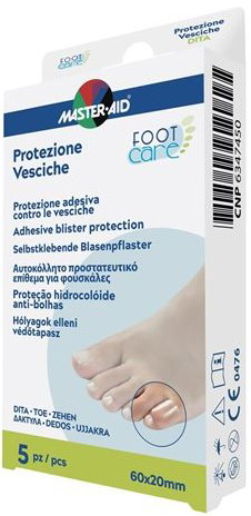 IDROCOLLOIDE MASTER-AID FOOTCARE VESCICHE DITA 60X20 MM 5 PEZZI A2 - farmacia015