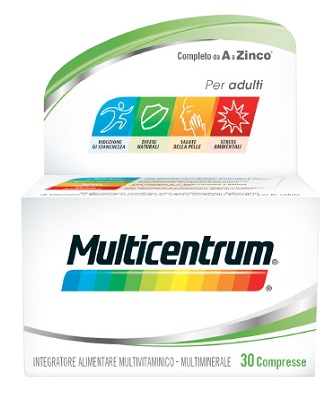 MULTICENTRUM ADULTI EFFERVESCENTE 30 COMPRESSE - farmacia015