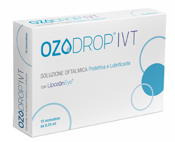 OZODROP IVT SOLUZIONE OFTALMICA BASE DI OLIO OZONIZZATO IN FOSFOLIPIDI 15 FLACONCINI MONODOSE DA 0,35 ML - farmacia015