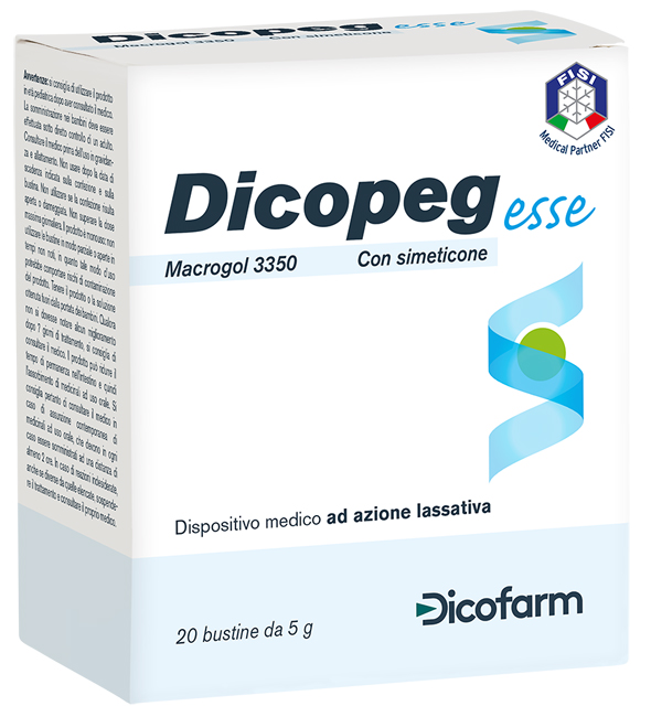 DICOPEG ESSE 20 BUSTE 5 G MACROGOL 3350 - farmacia015