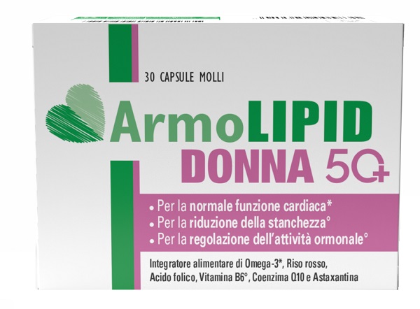 ARMOLIPID DONNA 50+ 30 CAPSULE MOLLI - farmacia015