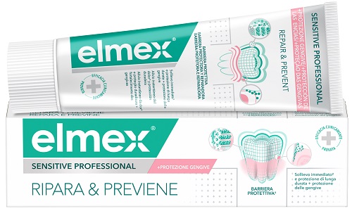 DENTIFRICIO ELMEX SENSITIVE RIPARA & PREVIENE 75 ML - farmacia015