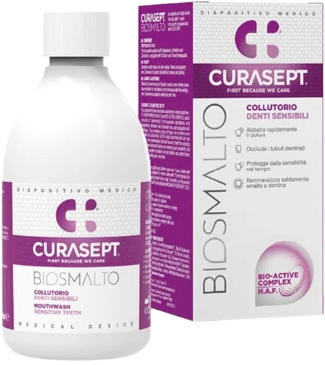 CURASEPT BIOSMALTO COLLUTORIO DENTI SENSIBILI 300 ML - farmacia015
