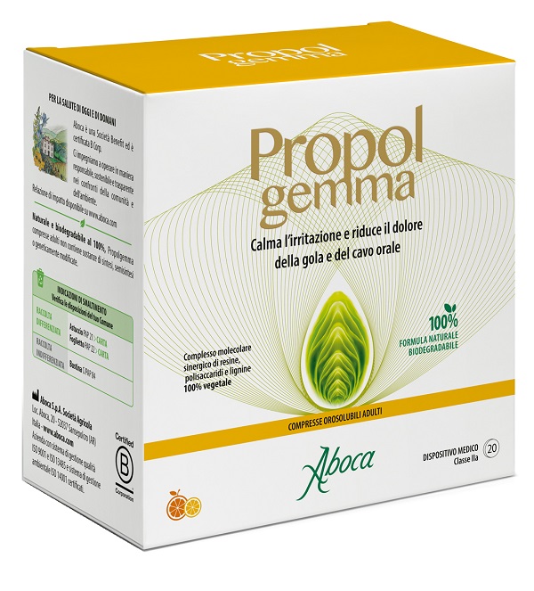 PROPOLGEMMA 20 COMPRESSE OROSOLUBILI ADULTI 1,50 G - farmacia015