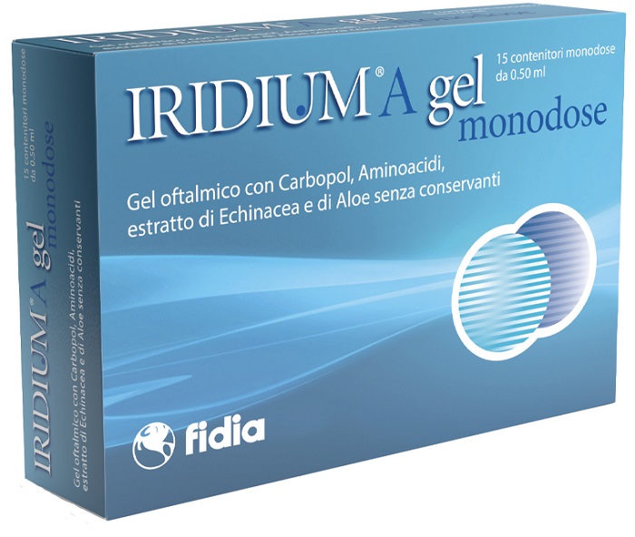 IRIDIUM A GEL OFTALMICO MONODOSE 15 CONTENITORI DA 0,50 ML - farmacia015