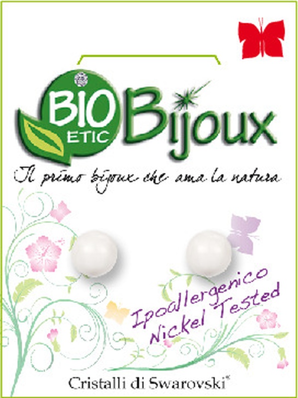 ORECCHINO PERLA WHITE 6 MM - farmacia015