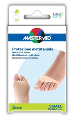 PROTEZIONE IN GEL E TESSUTO  MASTER-AID FOOTCARE PER METATARSO SMALL 2 PEZZI G2 - farmacia015