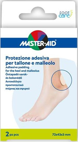 PROTEZIONE TALLONE/MALLEOLO MASTER-AID FOOTCARE 2 PEZZI A7 - farmacia015