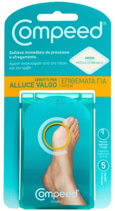 COMPEED CEROTTI PER ALLUCE VALGO 5 PEZZI - farmacia015