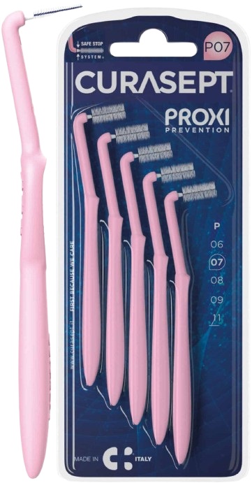 CURASEPT PROXI ANGLE P07 ROSA/PINK 5 PEZZI - farmacia015