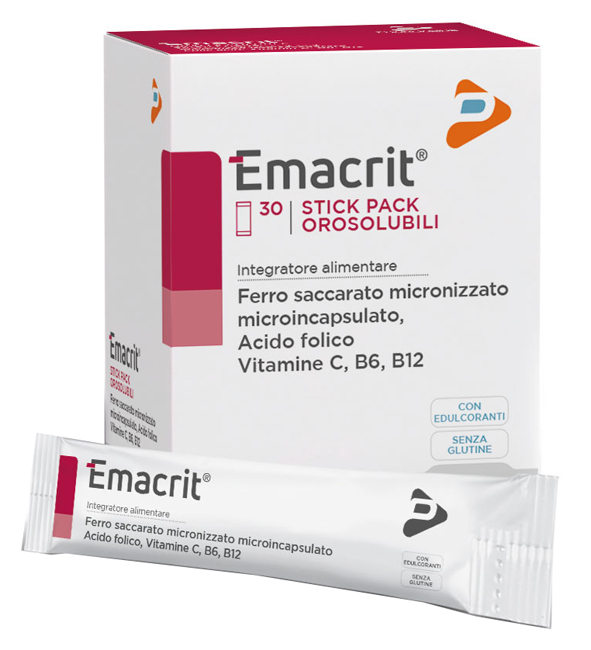 EMACRIT OROSOLUBILE 30 STICK PACK - farmacia015