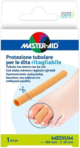 PROTEZIONE TUBOLARE MASTER-AID FOOTCARE RITAGLIABILE 15 CM 20 MM MEDIUM C7 - farmacia015