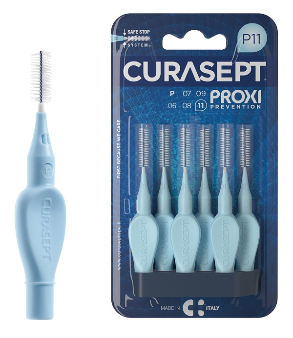 CURASEPT PROXI P11 AZZURRO/LIGHT BLUE 6 PEZZI - farmacia015