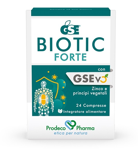 GSE BIOTIC FORTE 24 COMPRESSE - farmacia015