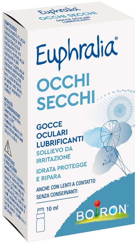 GOCCE OCUALRI LUBRIFICANTI EUPHRALIA OCCHI SECCHI 10 ML - farmacia015