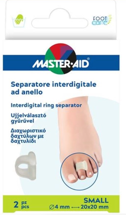 SEPARATORE DITA MASTER-AID FOOTCARE CON ANELLO LARGE 2 PEZZI C18 - farmacia015