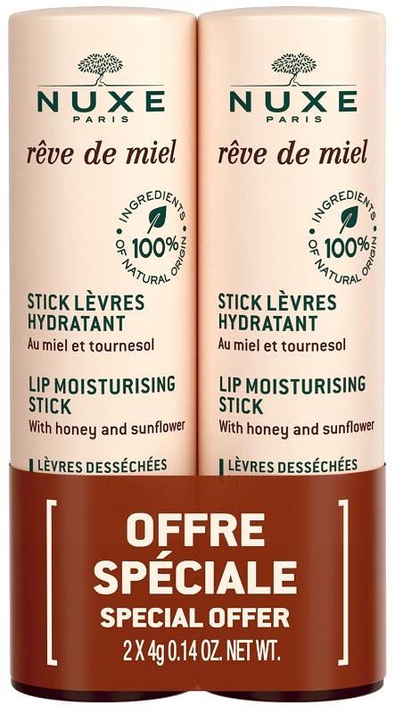 NUXE REVE DE MIEL DUO STICK LABBRA 2 PEZZI DA 4 G - farmacia015