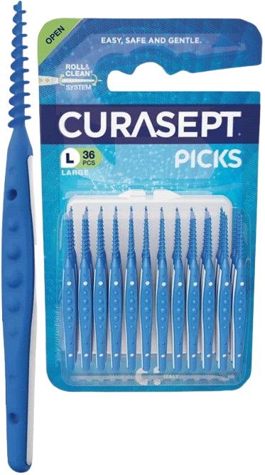 CURASEPT PICKS LARGE 36 PEZZI - farmacia015